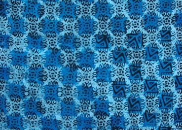 Afrikanischer Stoff - Afrika Batik in Blau